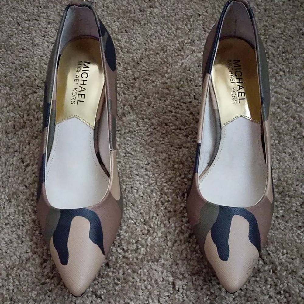 Michael Kors camo heels